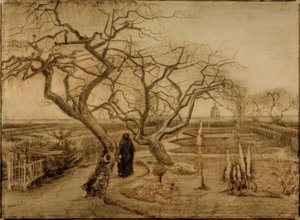 Kışın bahçe by Vincent van Gogh