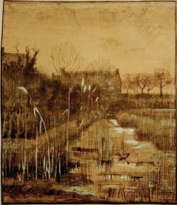 Graben by Vincent van Gogh