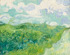 Yeşil Buğday Tarlaları, Auvers by Vincent van Gogh