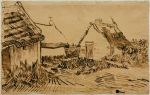 Häuser içinde Les Saintes-Maries-de-la– Mer by Vincent van Gogh
