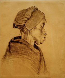 Bir kadının başı by Vincent van Gogh
