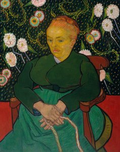 Beşiği Sallayan La Berceuse Kadın, Augustine-Alix Pellicot Roulin, 1851-1930, 1889. by Vincent van Gogh
