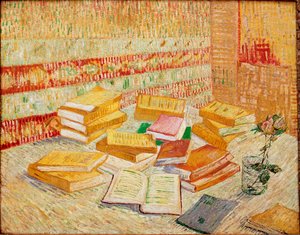 Sarı kitaplar veya Paris romantizmleri Resim Vincent Van Gogh (1853-1890) 1887 Dim 73x93 cm Baden-Baden, özel koleksiyon by Vincent van Gogh