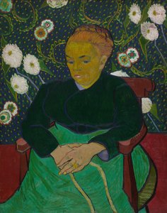 Madam Roulin Beşiği Sallarken La berceuse, 1889. by Vincent van Gogh