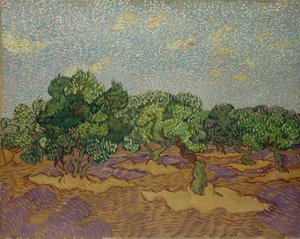 Zeytin Ağaçları, 1889. by Vincent van Gogh