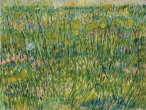 Çim Yaması, Nisan-Haziran 1887 (tuval üzerine yağlı boya) by Vincent van Gogh