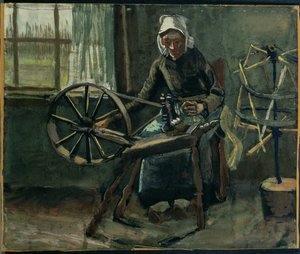 Köylü Kadın Bobin Sarma by Vincent van Gogh