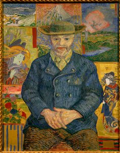 Peder Tanguy Portresi Vincent Van Gogh (1853-1890) tarafından Tablo 1887 Güneş. 0.92x0.73 m Paris, Rodin müzesi - Baba Tanguy