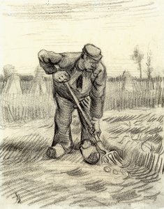 Patates Toplayıcı, 1885 by Vincent van Gogh