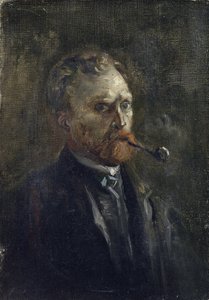 Otoportre par Gogh, Vincent, van (1853-1890). Tuval üzerine yağlı boya, ebat : 27,2x19 by Vincent van Gogh