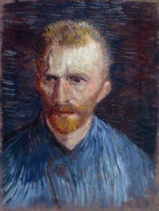 Otoportre par Gogh, Vincent, van (1853-1890). Tuval üzerine yağlı boya, ebat : 44,5x33,6 by Vincent van Gogh