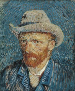 Self Portrait with Felt Hat, 1887-88 