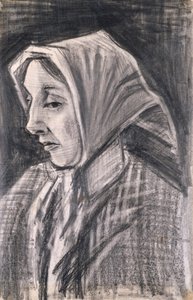 Sien, Sola Bakıyor by Vincent van Gogh