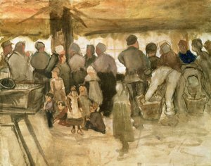 Patates Pazarı, 1882 by Vincent van Gogh