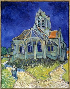 Auvers-sur-Oise kilisesi by Vincent van Gogh