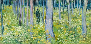 İki Figürlü Çalılık by Vincent van Gogh