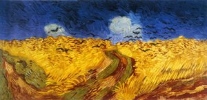 Kuzgunlar ile buğday alanı by Vincent van Gogh