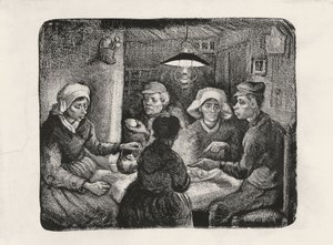 Patates Yiyenler by Vincent van Gogh