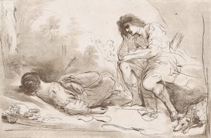 Cephalus ve Procris, 1764-98 by Vincenzio Vangelisti