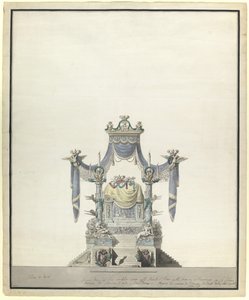 İmparatoriçe Büyük Katerina için Katafalk 1729-1796, 1796 by Vincenzo Brenna