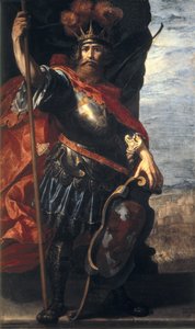 Vizigotların kralı Athaulf'un portresi by Vincenzo Carducci