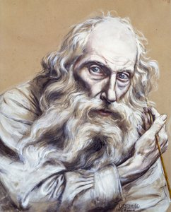 Otoportre, Vincenzo Gemito (1852-1929), kağıt üzerinde tempera, 50x40 cm