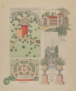 İtalyan Villa Tasarımı, c. 1936.