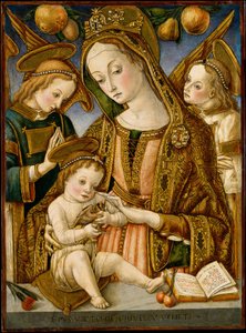 Madonna ve İki Melekli Çocuk, yak. 1481-82.