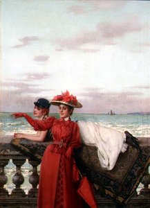 Hayalperestler (bir çift) by Vittorio Matteo Corcos