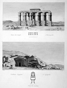 Hermopolis Tapınağı ve Lycopolis Mısır Mezarları, 1802