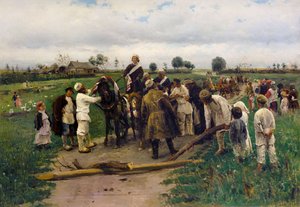 Gelin için fidye ödenmesi. Vladimir Makovsky
