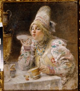 Çay zamanı. (Moskova Dükalığı