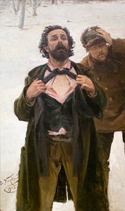 Kanlı Pazar 22 Ocak 1905, 1905 tablosu için çalışma.