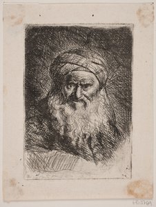türbanlı yaşlı adam