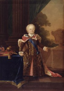 İvan III veya İvan VI Antonoviç. Tam Boy Portre by W.A. Müller