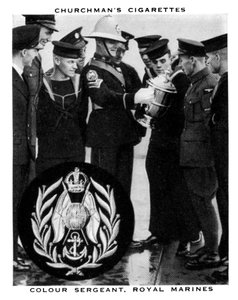 Renk Çavuş, Kraliyet Deniz Kuvvetleri, 1937.