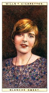 Blanche Sweet 1896-1986, Amerikalı oyuncu, 1928. by WD and HO Wills