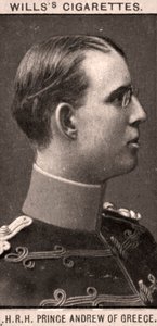 H.R.H. Yunanistan Prensi Andrew, 1908. by WD and HO Wills