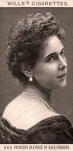 H.R.H. Saxe-Coburg Prensesi Beatrice, 1908. by WD and HO Wills