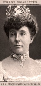H.R.H. Danimarka Prensesi Waldemar, 1908.