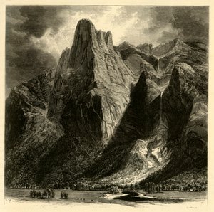 'Sentinel Rock and Fall', 1872.