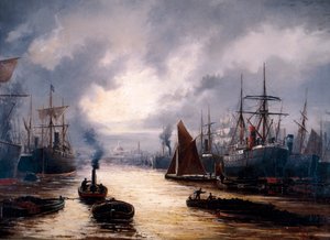 Londra Havuzu, 1892 by WJ Baker