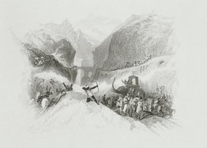 Hannibal (MÖ 247-183) Alpleri Geçerken by W.R. Smith