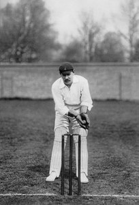Bill Storer, Derbyshire ve İngiltere kriket oyuncusu, c1899 by William Albert Rouch