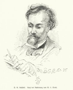 Dante Gabriel Rossetti, İngiliz şair, illüstratör, ressam ve çevirmen, Pre-Raphaelite Brotherhood