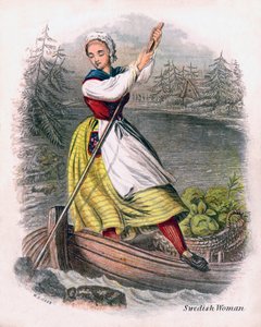 İsveçli Kadın Kürek, 1809.