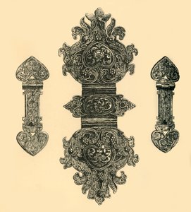 Gümüş kitap tokaları, 1881. by W. E. Mackaness