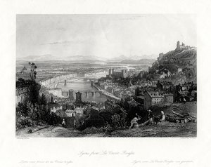 Lyon, Fransa, 1875 by W Floyd
