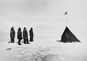 Roald Amundsen, Helmer Hanssen, Sverre Hassel ve Oscar Wisting, Güney Kutbu
