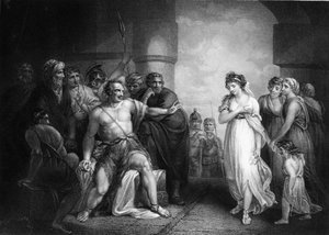 Filistliler onu aldı ve 19. yüzyılın ortalarında gözlerini çıkardılar.